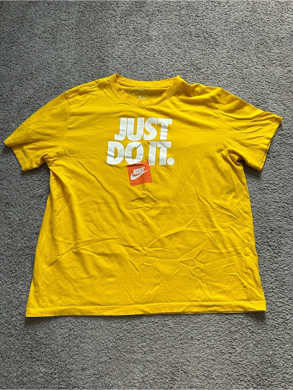 Nike Yellow 'Just Do It.' Graphic Tee